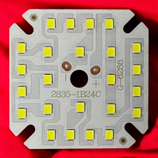 [2835-1B24C G-6288] بورده لمبه 30 وات شعبي 47x47 ابيض