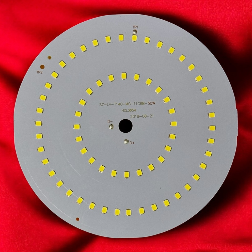 LED Board (Transformer) — 50W, Ø130mm, Cool White
