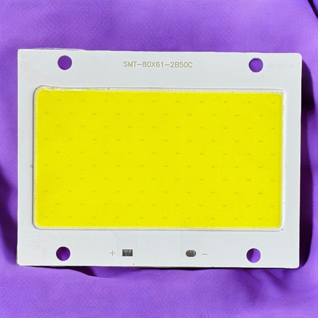LED Chip (Transformer) — 50W, 80x61mm, Cool White, 2B50C