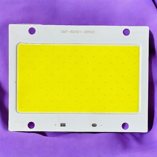 [SMT-80X61-2B50C] LED Chip (Transformer) — 50W, 80x61mm, Cool White, 2B50C