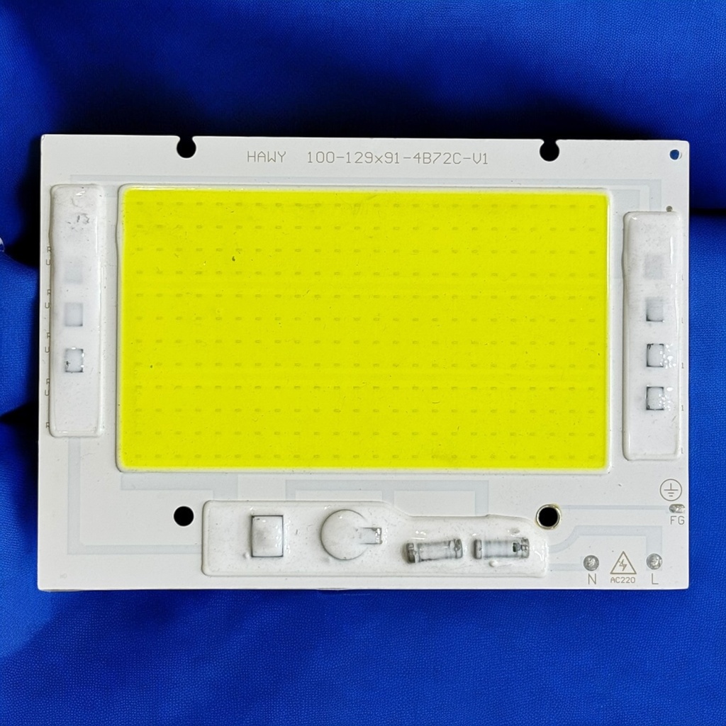 LED Chip (Mains) — 100W, 129x91mm, Cool White, 4B72C