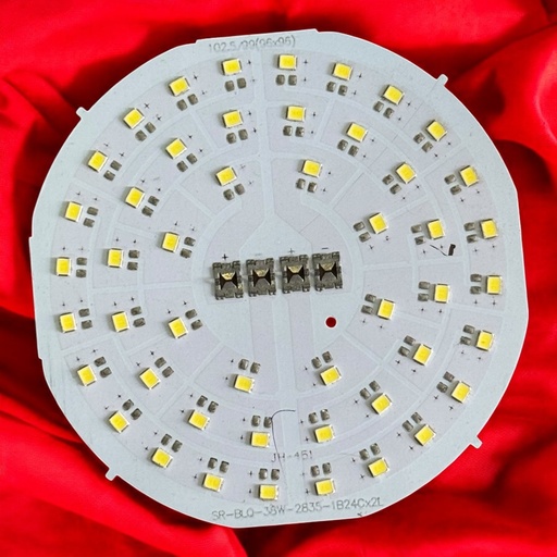 [SR-BLQ-38W-2835-1B24Cx2L JH-451 102.5/99 (96X96)] LED Board (Transformer) — 38W, 96x96mm, Cool White, 1B24C x2, 2835