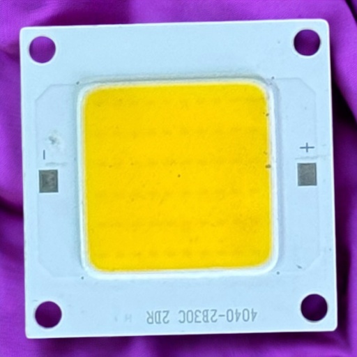 LED Chip (Transformer) — 40x40mm, Warm White, 2B30C
