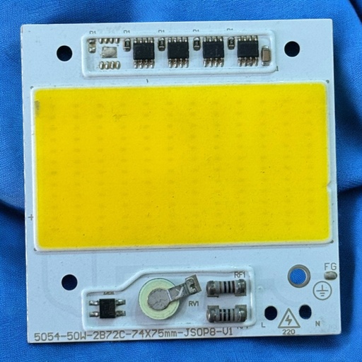 [5054-50W-2B72C-74X75MM-JS0P8-V1] شيبايه 50 وات علي التيار 74x75 وورم