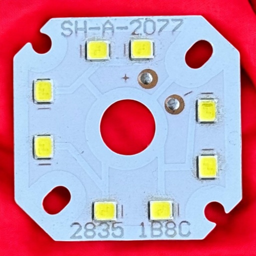 [SH-A-2077 2835 1B8C] بورده 5 وات  32X32 ابيض