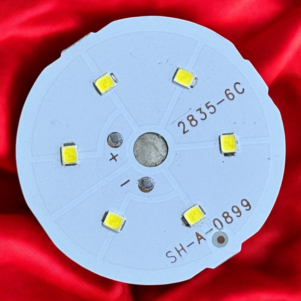 LED Board (Transformer) — 6W, Ø45mm, Cool White, 2835