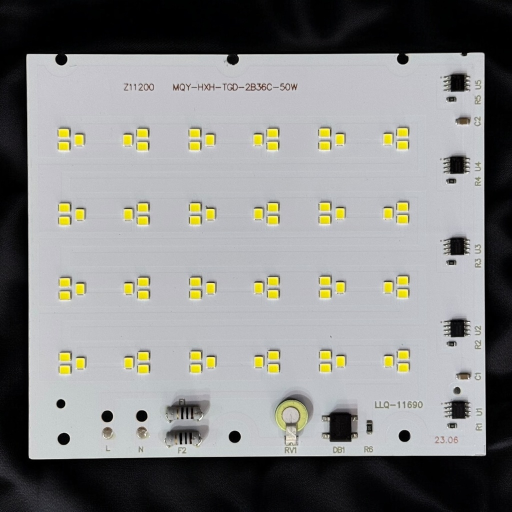 LED Board (Mains) — 50W, 132x117mm, Cool White, 2B36C