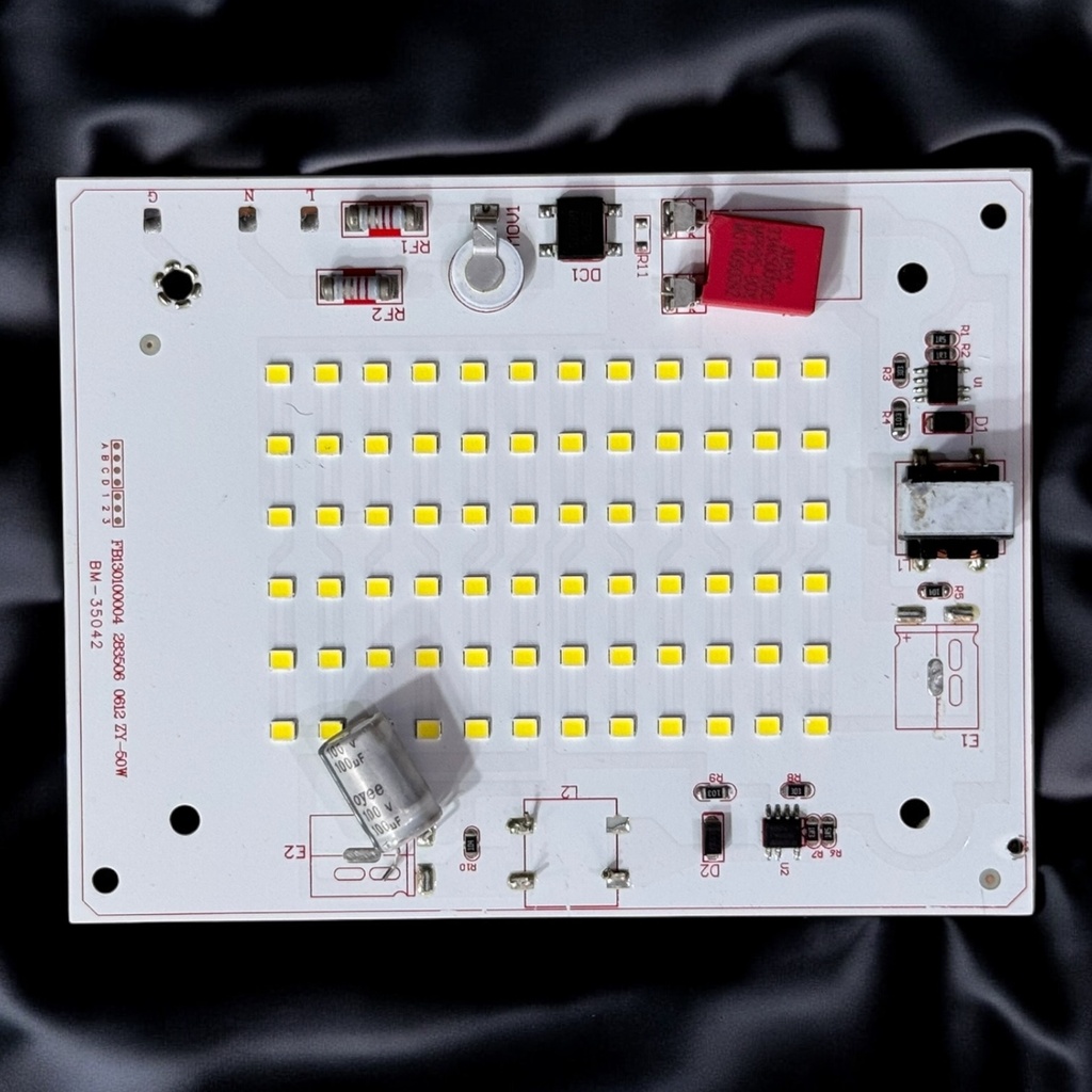 LED Board (Mains) — 50W, 99x128mm, Cool White