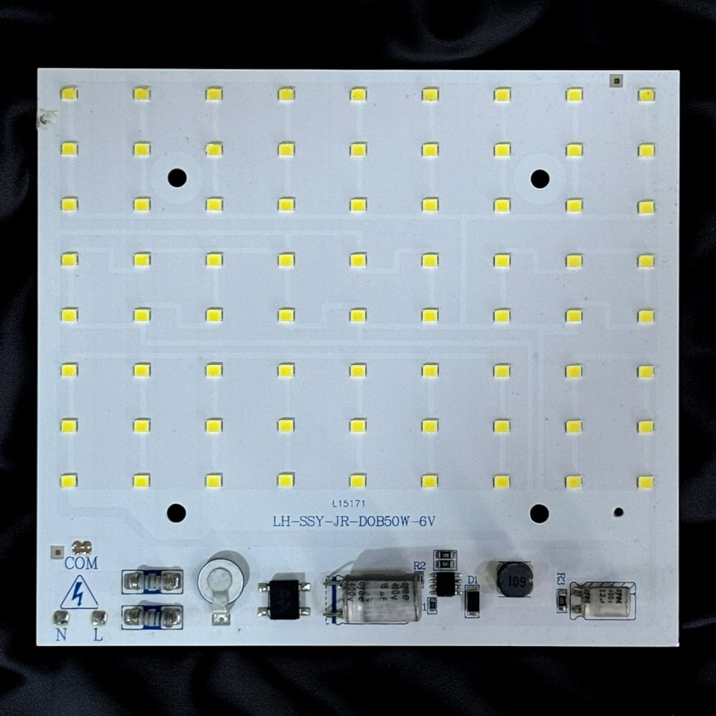 LED Board (Mains) — 50W, 136x122mm, Cool White