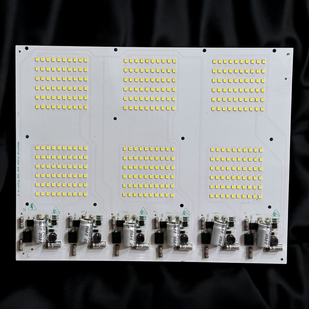 LED Board (Mains) — 300W, 263x209mm, Cool White, 2B30C x6, 2835