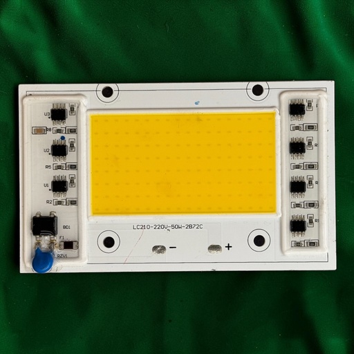 [LC210-220V-50W-2B72C WARM 113x68] LED Chip (Mains) — 50W, 113x68mm, Warm White, 2B72C