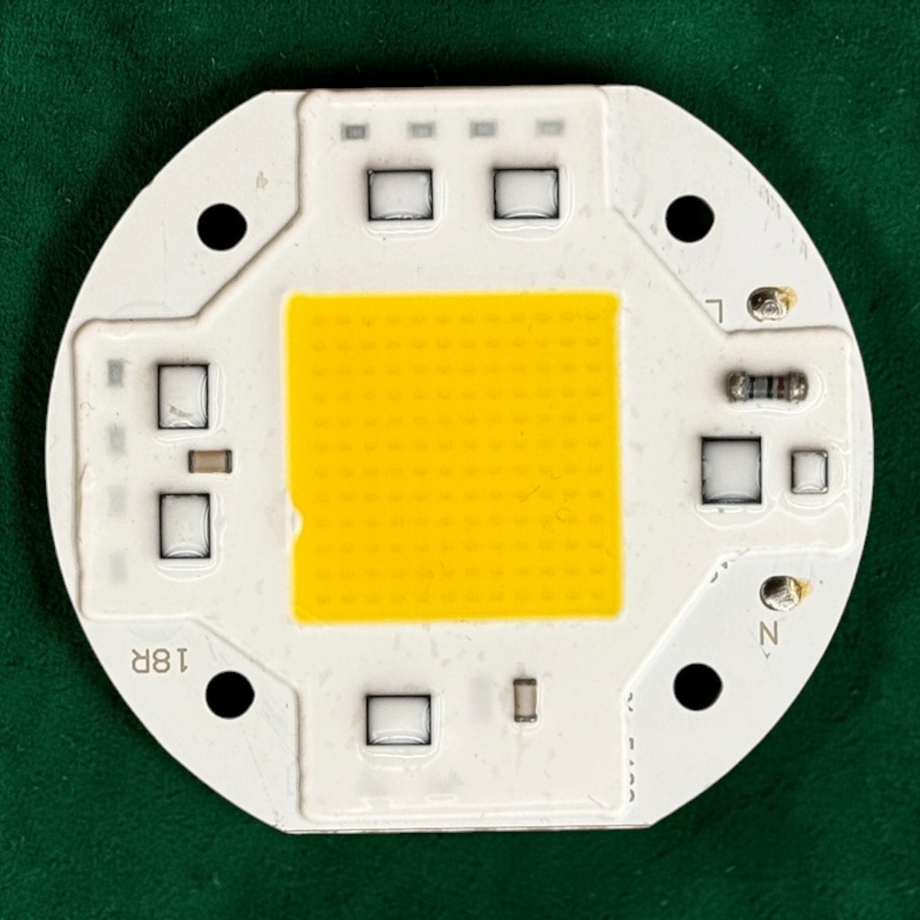 LED Chip (Mains) — 50W, 70x54mm, Cool White, Oval