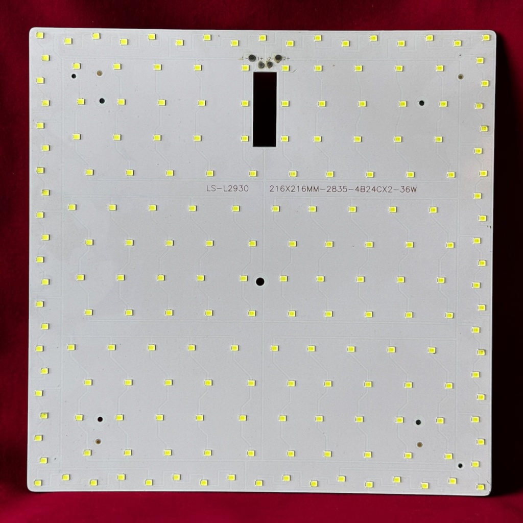 LED Board (Transformer) — 36W, 216x216mm, Cool White, 4B24C x2, 2835