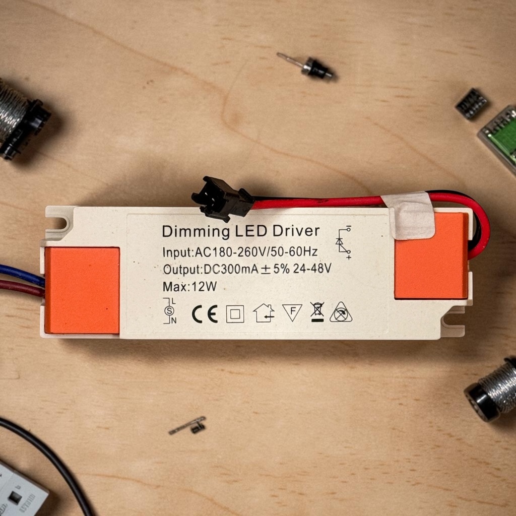 LED Driver (Plastic Case) — 12W, 300mA