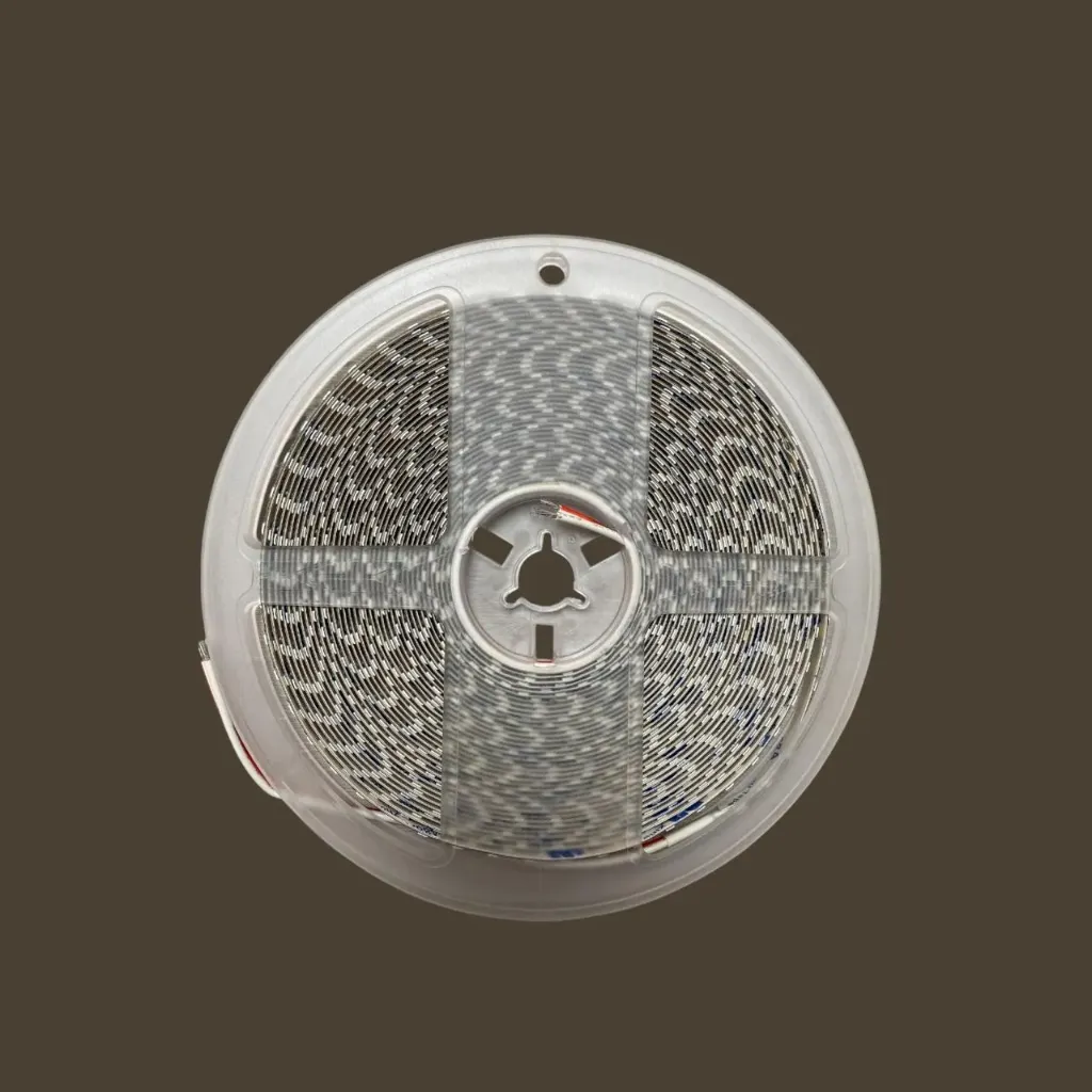 شريط ليد ابيض بروفايل 120ليد 24V نحاس 10متر