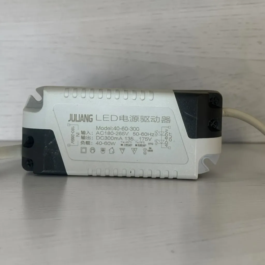 LED Driver (Plastic Case) — 40-60W, 300mA