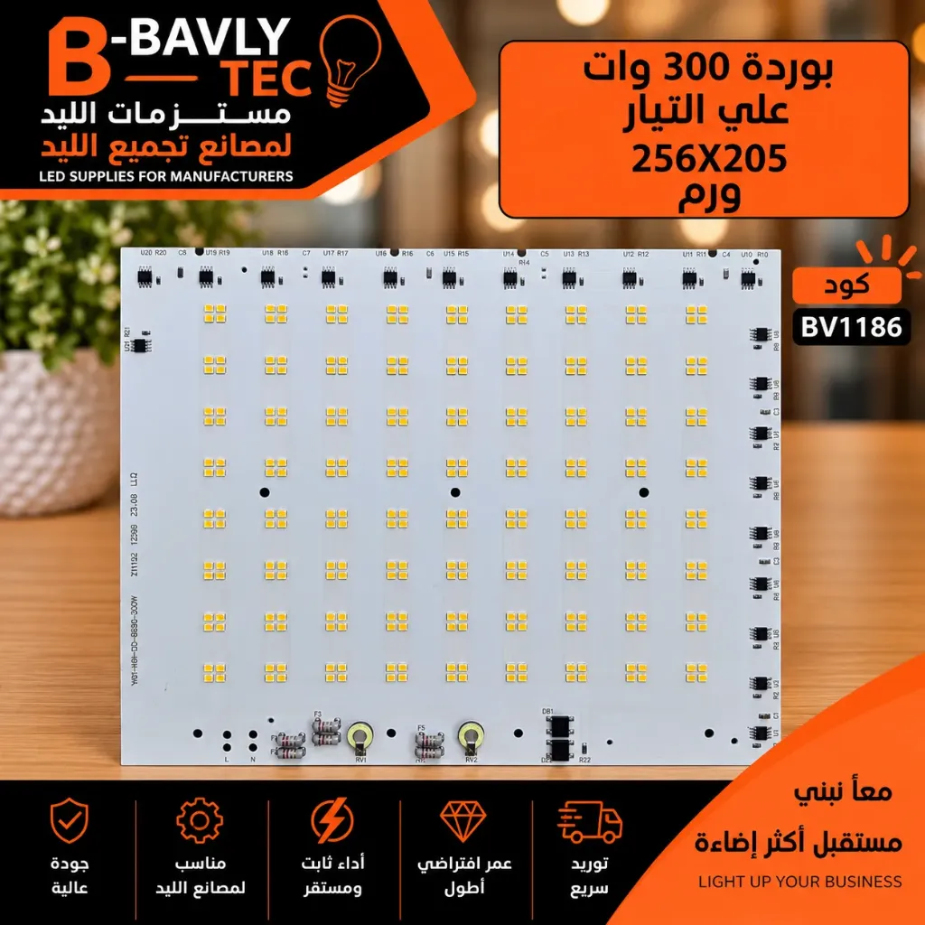 بورده 300 وات علي التيار 256x205 وورم