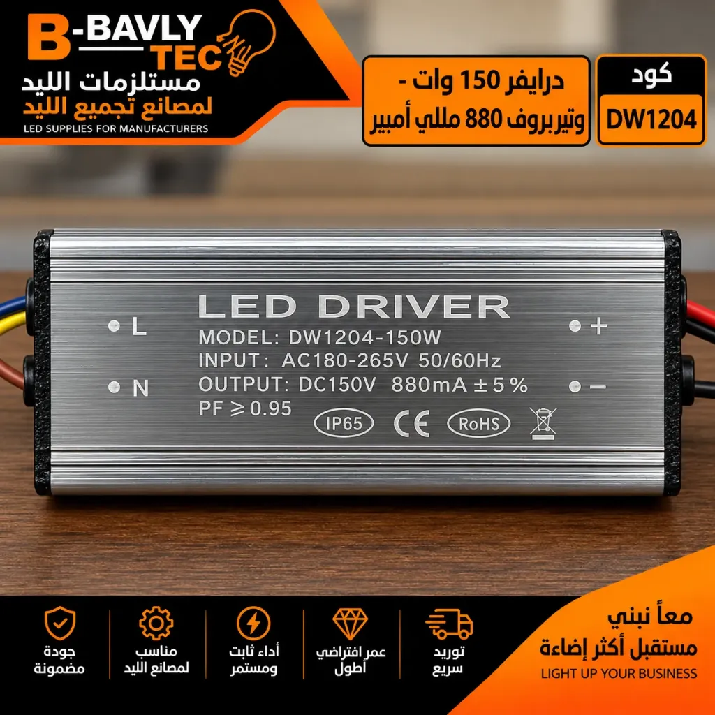 LED Driver (Waterproof) — 150W, 880mA, Waterproof