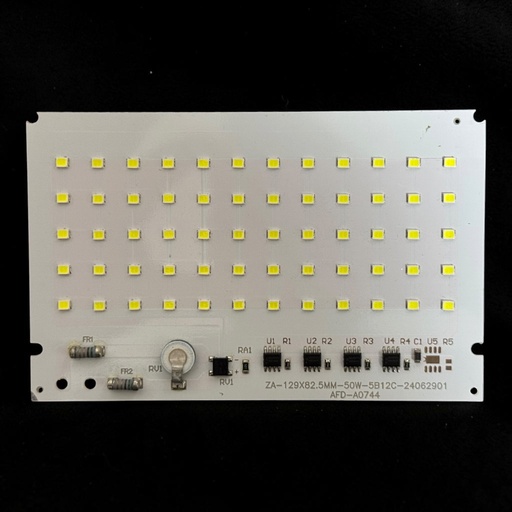 [ZA-129X82.5MM-50W-5B12C-24062901 AFD-A0744] LED Board (Mains) — 50W, 129x82.5mm, Cool White, 5B12C