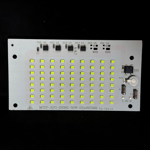 [MCSY-XPG-2B36C-50W-130*69.5MM TD-7941A] بورده 50 وات علي التيار 130X69.5 اخضر